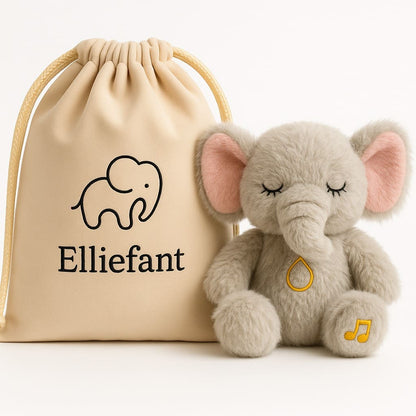 Elliefant -Trygghetsgosedjur med ljud, ljus och rörelse – för bättre sömn