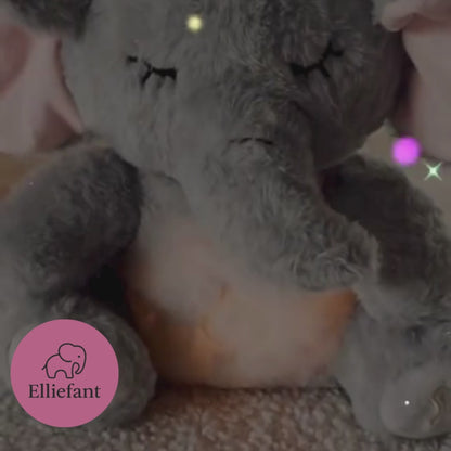 Elliefant -Trygghetsgosedjur med ljud, ljus och rörelse – för bättre sömn